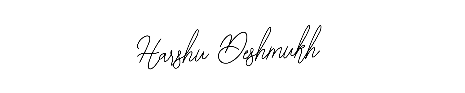 Also You can easily find your signature by using the search form. We will create Harshu Deshmukh name handwritten signature images for you free of cost using Bearetta-2O07w sign style. Harshu Deshmukh signature style 12 images and pictures png