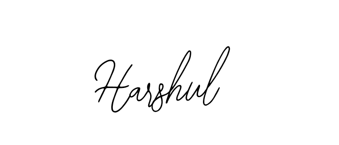 Harshul stylish signature style. Best Handwritten Sign (Bearetta-2O07w) for my name. Handwritten Signature Collection Ideas for my name Harshul. Harshul signature style 12 images and pictures png