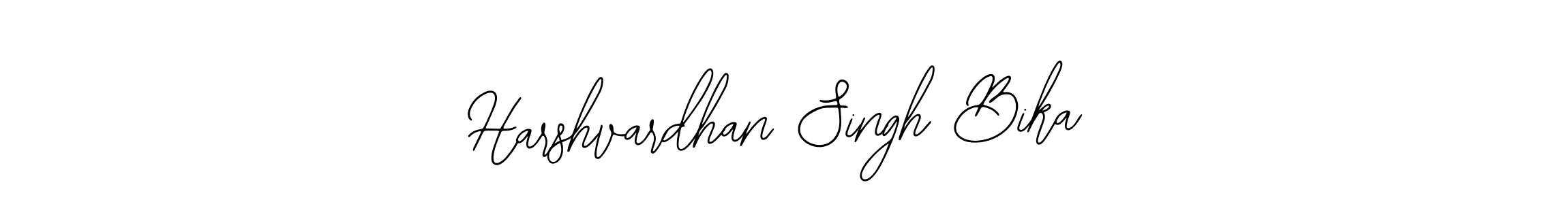 Also You can easily find your signature by using the search form. We will create Harshvardhan Singh Bika name handwritten signature images for you free of cost using Bearetta-2O07w sign style. Harshvardhan Singh Bika signature style 12 images and pictures png