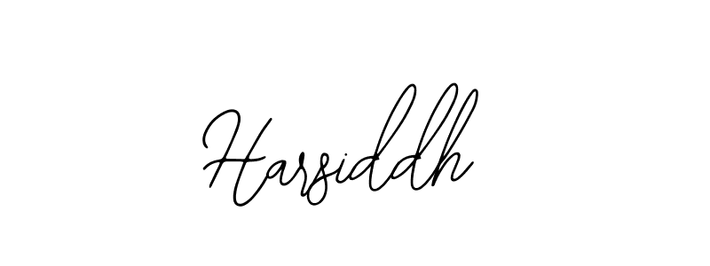 Use a signature maker to create a handwritten signature online. With this signature software, you can design (Bearetta-2O07w) your own signature for name Harsiddh. Harsiddh signature style 12 images and pictures png
