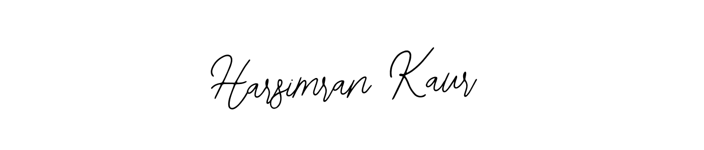 Also You can easily find your signature by using the search form. We will create Harsimran Kaur name handwritten signature images for you free of cost using Bearetta-2O07w sign style. Harsimran Kaur signature style 12 images and pictures png