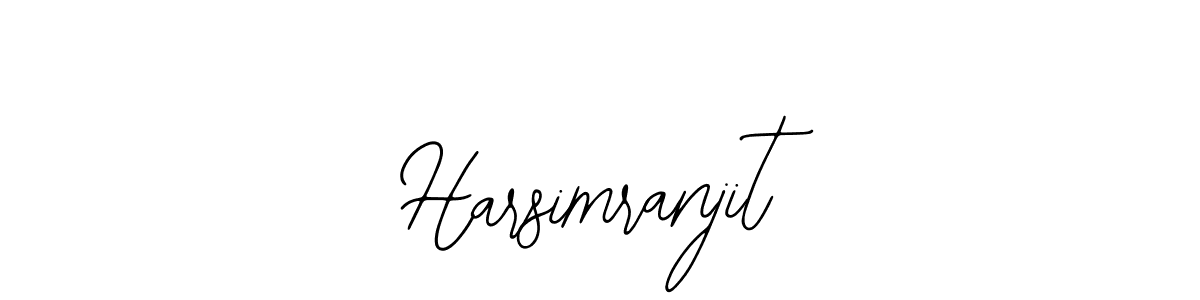 Design your own signature with our free online signature maker. With this signature software, you can create a handwritten (Bearetta-2O07w) signature for name Harsimranjit. Harsimranjit signature style 12 images and pictures png