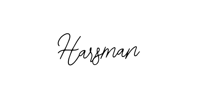 How to make Harsman name signature. Use Bearetta-2O07w style for creating short signs online. This is the latest handwritten sign. Harsman signature style 12 images and pictures png