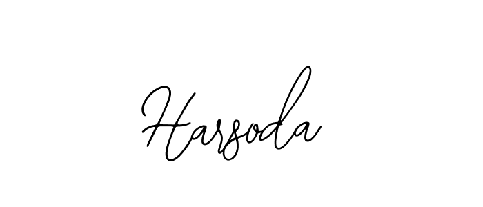 Bearetta-2O07w is a professional signature style that is perfect for those who want to add a touch of class to their signature. It is also a great choice for those who want to make their signature more unique. Get Harsoda name to fancy signature for free. Harsoda signature style 12 images and pictures png