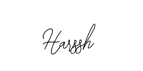 Use a signature maker to create a handwritten signature online. With this signature software, you can design (Bearetta-2O07w) your own signature for name Harssh. Harssh signature style 12 images and pictures png
