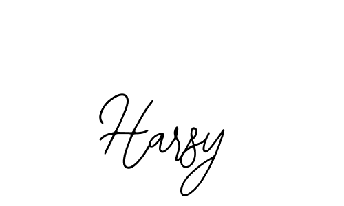 Use a signature maker to create a handwritten signature online. With this signature software, you can design (Bearetta-2O07w) your own signature for name Harsy. Harsy signature style 12 images and pictures png