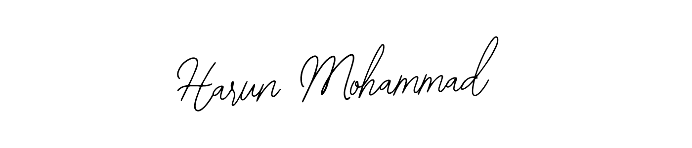 Design your own signature with our free online signature maker. With this signature software, you can create a handwritten (Bearetta-2O07w) signature for name Harun Mohammad. Harun Mohammad signature style 12 images and pictures png