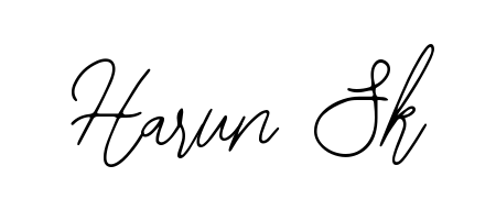 An effortless, minimalist signature concept for Harun Sk using Bearetta-2O07w design. Clean lines that look great on any document. Harun Sk signature style 12 images and pictures png