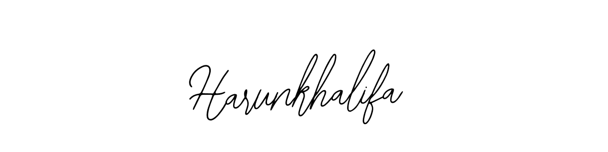 Use a signature maker to create a handwritten signature online. With this signature software, you can design (Bearetta-2O07w) your own signature for name Harunkhalifa. Harunkhalifa signature style 12 images and pictures png