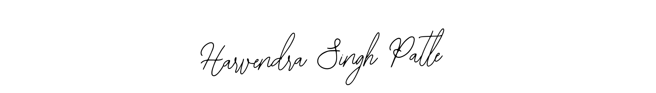 How to make Harvendra Singh Patle name signature. Use Bearetta-2O07w style for creating short signs online. This is the latest handwritten sign. Harvendra Singh Patle signature style 12 images and pictures png