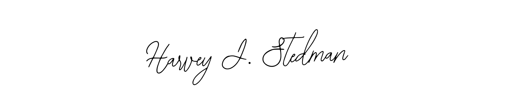 Use a signature maker to create a handwritten signature online. With this signature software, you can design (Bearetta-2O07w) your own signature for name Harvey J. Stedman. Harvey J. Stedman signature style 12 images and pictures png