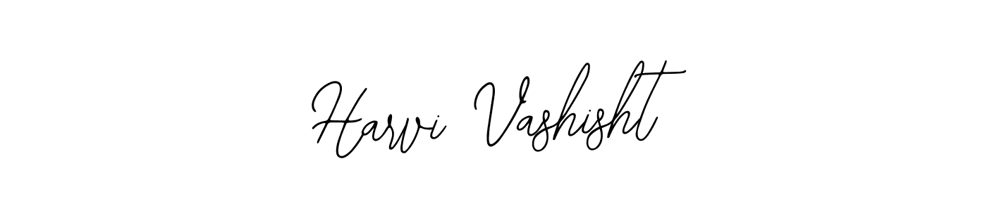 Make a beautiful signature design for name Harvi Vashisht. With this signature (Bearetta-2O07w) style, you can create a handwritten signature for free. Harvi Vashisht signature style 12 images and pictures png