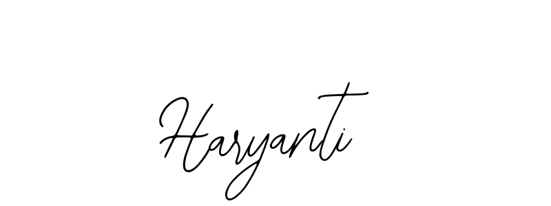 Make a beautiful signature design for name Haryanti. With this signature (Bearetta-2O07w) style, you can create a handwritten signature for free. Haryanti signature style 12 images and pictures png