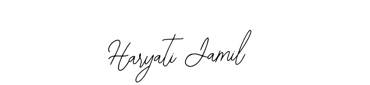 Make a beautiful signature design for name Haryati Jamil. With this signature (Bearetta-2O07w) style, you can create a handwritten signature for free. Haryati Jamil signature style 12 images and pictures png