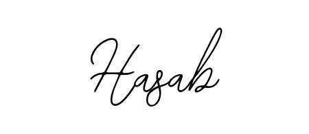 Discover the perfect balance of readability and style for Hasab with Bearetta-2O07w font. Create your dream signature today. Hasab signature style 12 images and pictures png