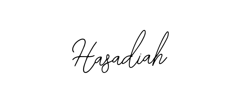 Also You can easily find your signature by using the search form. We will create Hasadiah name handwritten signature images for you free of cost using Bearetta-2O07w sign style. Hasadiah signature style 12 images and pictures png