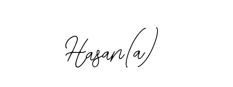 You should practise on your own different ways (Bearetta-2O07w) to write your name (Hasan(a)) in signature. don't let someone else do it for you. Hasan(a) signature style 12 images and pictures png