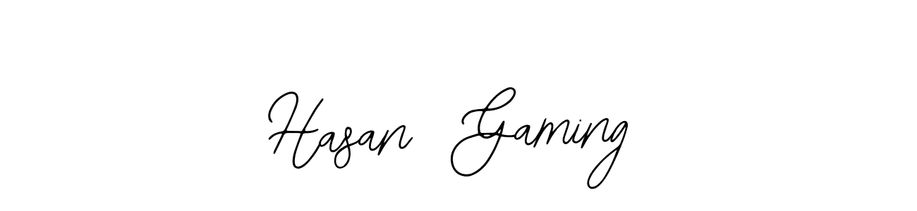 Create a beautiful signature design for name Hasan  Gaming. With this signature (Bearetta-2O07w) fonts, you can make a handwritten signature for free. Hasan  Gaming signature style 12 images and pictures png