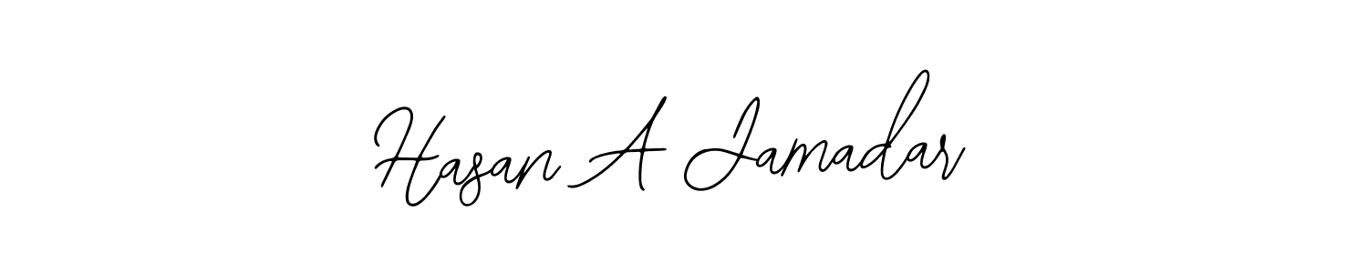 if you are searching for the best signature style for your name Hasan A Jamadar. so please give up your signature search. here we have designed multiple signature styles  using Bearetta-2O07w. Hasan A Jamadar signature style 12 images and pictures png