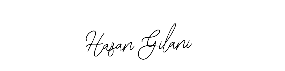 Design your own signature with our free online signature maker. With this signature software, you can create a handwritten (Bearetta-2O07w) signature for name Hasan Gilani. Hasan Gilani signature style 12 images and pictures png