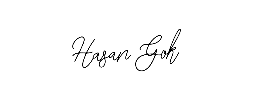 How to make Hasan Gok signature? Bearetta-2O07w is a professional autograph style. Create handwritten signature for Hasan Gok name. Hasan Gok signature style 12 images and pictures png