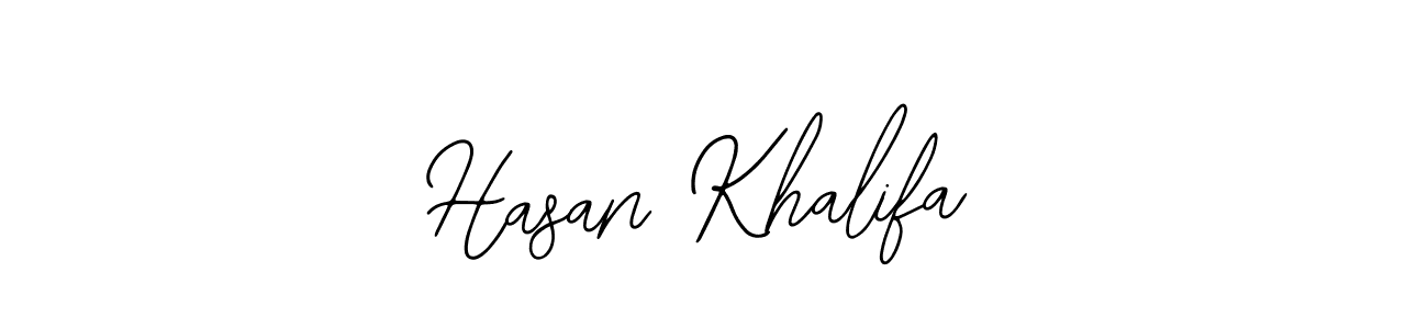 How to make Hasan Khalifa signature? Bearetta-2O07w is a professional autograph style. Create handwritten signature for Hasan Khalifa name. Hasan Khalifa signature style 12 images and pictures png