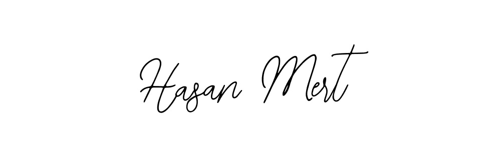 How to make Hasan Mert name signature. Use Bearetta-2O07w style for creating short signs online. This is the latest handwritten sign. Hasan Mert signature style 12 images and pictures png