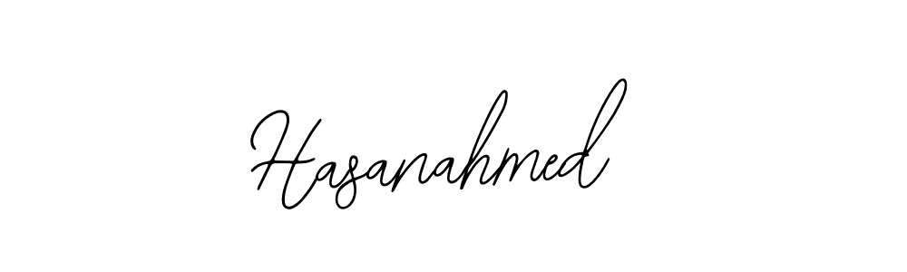 How to make Hasanahmed name signature. Use Bearetta-2O07w style for creating short signs online. This is the latest handwritten sign. Hasanahmed signature style 12 images and pictures png