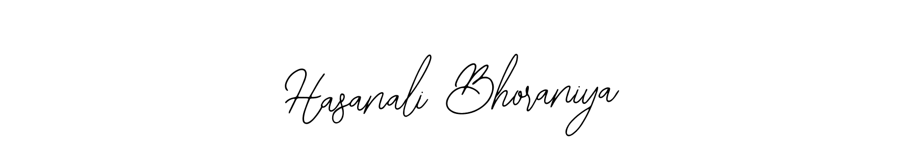 How to make Hasanali Bhoraniya signature? Bearetta-2O07w is a professional autograph style. Create handwritten signature for Hasanali Bhoraniya name. Hasanali Bhoraniya signature style 12 images and pictures png