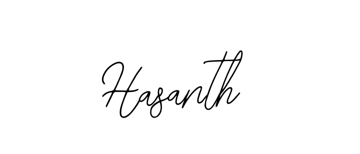 How to make Hasanth signature? Bearetta-2O07w is a professional autograph style. Create handwritten signature for Hasanth name. Hasanth signature style 12 images and pictures png