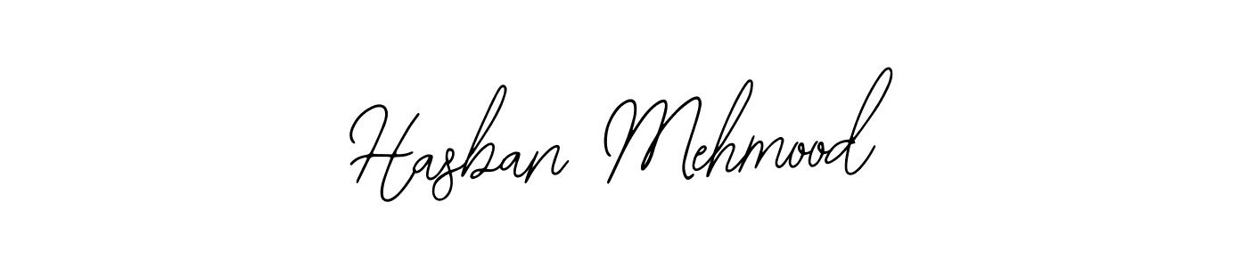 Bearetta-2O07w is a professional signature style that is perfect for those who want to add a touch of class to their signature. It is also a great choice for those who want to make their signature more unique. Get Hasban Mehmood name to fancy signature for free. Hasban Mehmood signature style 12 images and pictures png