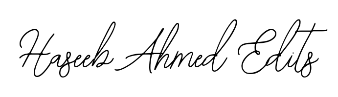 Similarly Bearetta-2O07w is the best handwritten signature design. Signature creator online. You can use it as an online autograph creator for name Haseeb Ahmed Edits. Haseeb Ahmed Edits signature style 12 images and pictures png