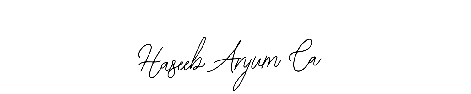 Haseeb Anjum Ca stylish signature style. Best Handwritten Sign (Bearetta-2O07w) for my name. Handwritten Signature Collection Ideas for my name Haseeb Anjum Ca. Haseeb Anjum Ca signature style 12 images and pictures png