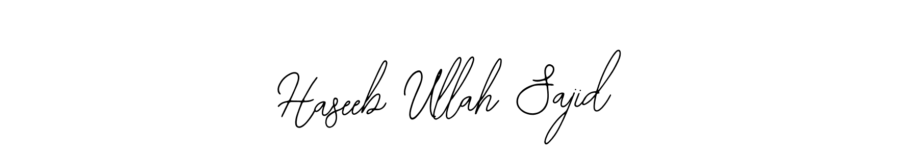 if you are searching for the best signature style for your name Haseeb Ullah Sajid. so please give up your signature search. here we have designed multiple signature styles  using Bearetta-2O07w. Haseeb Ullah Sajid signature style 12 images and pictures png