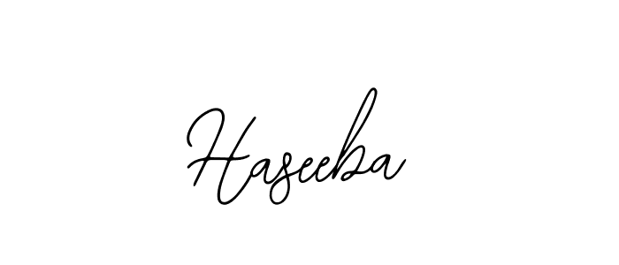 Also we have Haseeba name is the best signature style. Create professional handwritten signature collection using Bearetta-2O07w autograph style. Haseeba signature style 12 images and pictures png