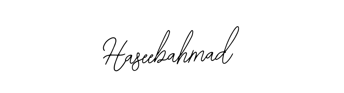 Make a beautiful signature design for name Haseebahmad. With this signature (Bearetta-2O07w) style, you can create a handwritten signature for free. Haseebahmad signature style 12 images and pictures png