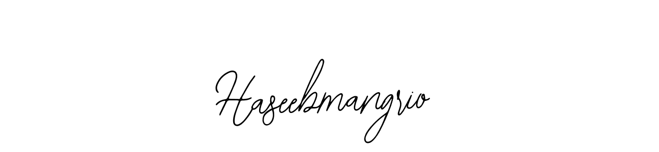 Bearetta-2O07w is a professional signature style that is perfect for those who want to add a touch of class to their signature. It is also a great choice for those who want to make their signature more unique. Get Haseebmangrio name to fancy signature for free. Haseebmangrio signature style 12 images and pictures png