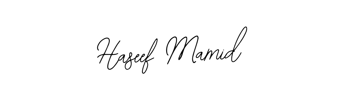 Make a short Haseef Mamid signature style. Manage your documents anywhere anytime using Bearetta-2O07w. Create and add eSignatures, submit forms, share and send files easily. Haseef Mamid signature style 12 images and pictures png