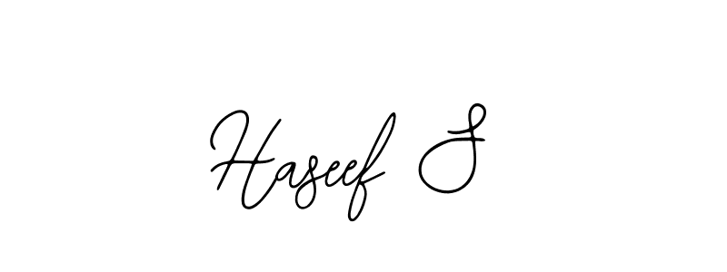 It looks lik you need a new signature style for name Haseef S. Design unique handwritten (Bearetta-2O07w) signature with our free signature maker in just a few clicks. Haseef S signature style 12 images and pictures png