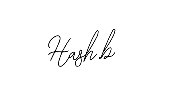 How to make Hash.b name signature. Use Bearetta-2O07w style for creating short signs online. This is the latest handwritten sign. Hash.b signature style 12 images and pictures png