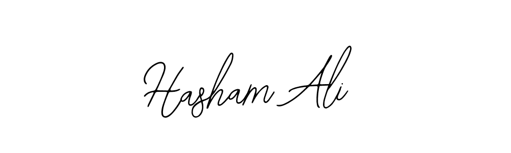 Use a signature maker to create a handwritten signature online. With this signature software, you can design (Bearetta-2O07w) your own signature for name Hasham Ali. Hasham Ali signature style 12 images and pictures png