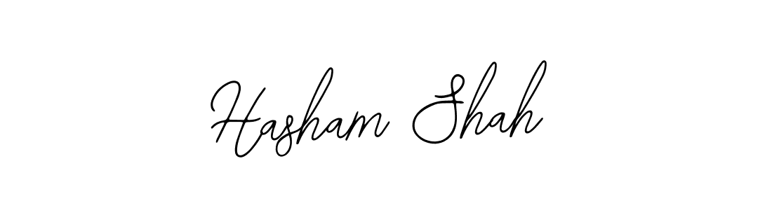 How to make Hasham Shah signature? Bearetta-2O07w is a professional autograph style. Create handwritten signature for Hasham Shah name. Hasham Shah signature style 12 images and pictures png