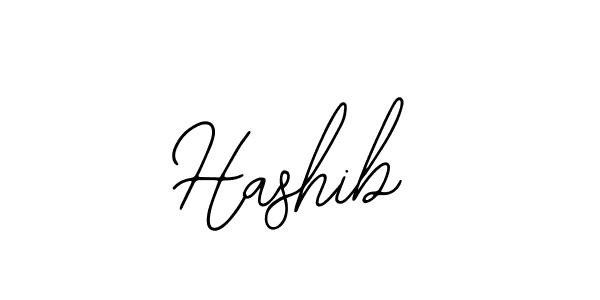 Use a signature maker to create a handwritten signature online. With this signature software, you can design (Bearetta-2O07w) your own signature for name Hashib. Hashib signature style 12 images and pictures png