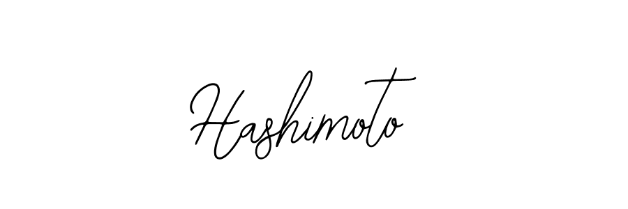 You should practise on your own different ways (Bearetta-2O07w) to write your name (Hashimoto) in signature. don't let someone else do it for you. Hashimoto signature style 12 images and pictures png