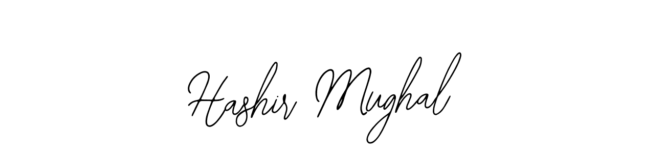 Use a signature maker to create a handwritten signature online. With this signature software, you can design (Bearetta-2O07w) your own signature for name Hashir Mughal. Hashir Mughal signature style 12 images and pictures png
