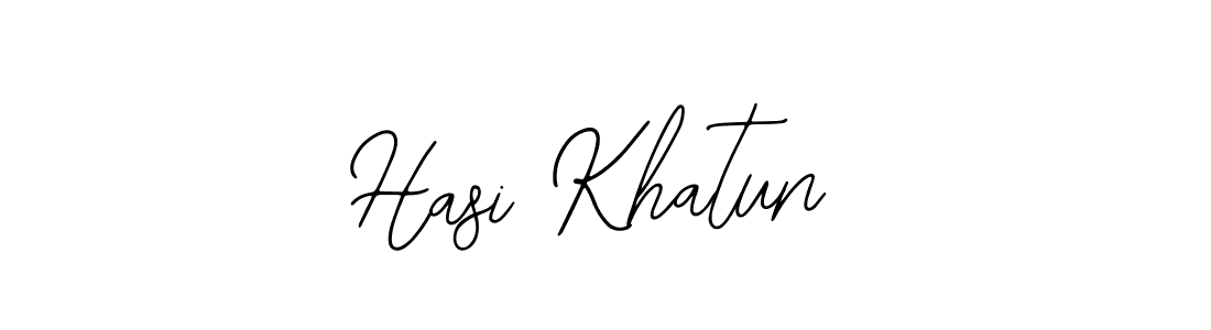 Bearetta-2O07w is a professional signature style that is perfect for those who want to add a touch of class to their signature. It is also a great choice for those who want to make their signature more unique. Get Hasi Khatun name to fancy signature for free. Hasi Khatun signature style 12 images and pictures png