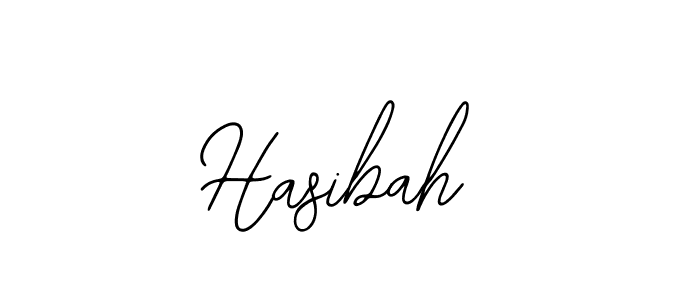 Use a signature maker to create a handwritten signature online. With this signature software, you can design (Bearetta-2O07w) your own signature for name Hasibah. Hasibah signature style 12 images and pictures png