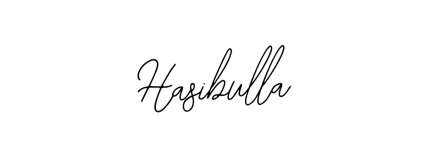 Use a signature maker to create a handwritten signature online. With this signature software, you can design (Bearetta-2O07w) your own signature for name Hasibulla. Hasibulla signature style 12 images and pictures png