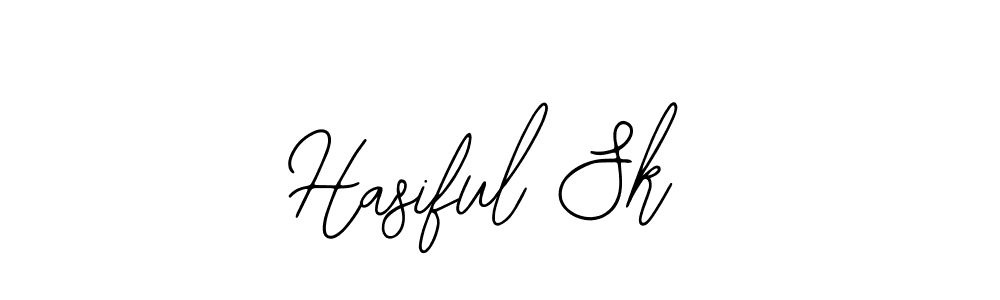 Also You can easily find your signature by using the search form. We will create Hasiful Sk name handwritten signature images for you free of cost using Bearetta-2O07w sign style. Hasiful Sk signature style 12 images and pictures png