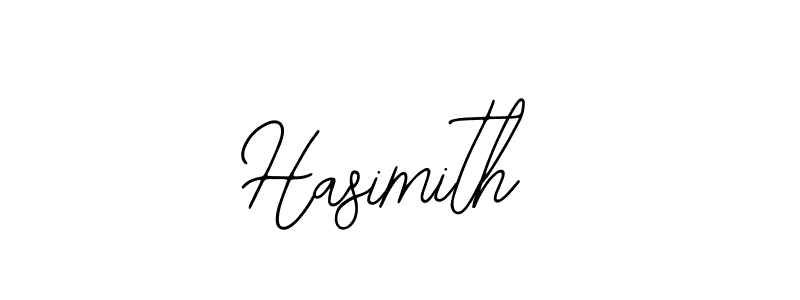 Use a signature maker to create a handwritten signature online. With this signature software, you can design (Bearetta-2O07w) your own signature for name Hasimith. Hasimith signature style 12 images and pictures png